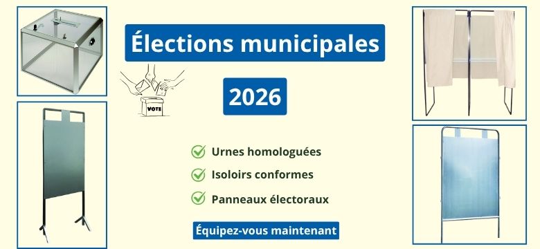 Découvrez sans plus attendre notre sélection de matériel électoral